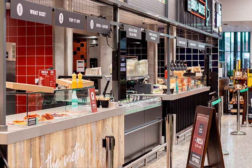 Triline Contracts food servery counter installation