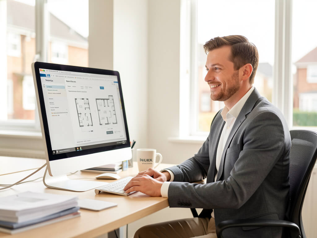Estate agent AI receptionist handling calls while agents focus on viewings and negotiations