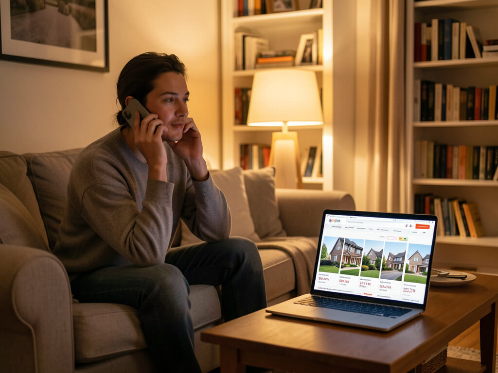 Property enquiry arriving out of hours in the UK - AI receptionist answers every call