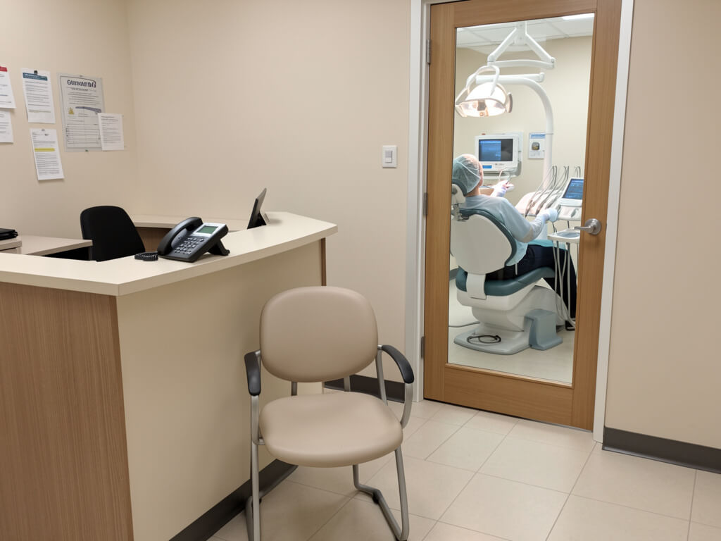 Dental practice reception desk - the front line for incoming patient leads