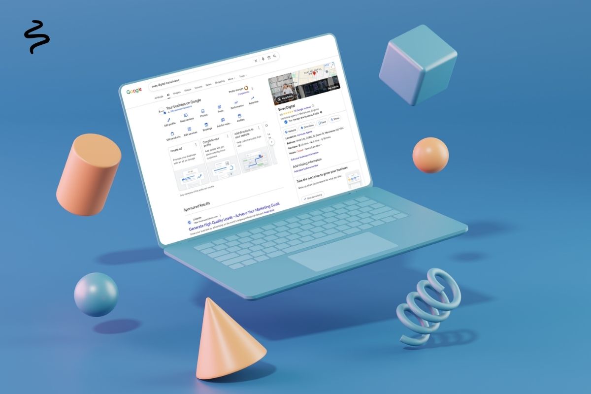Screenshot of a fully optimised Google Business Profile listing with reviews and photos visible