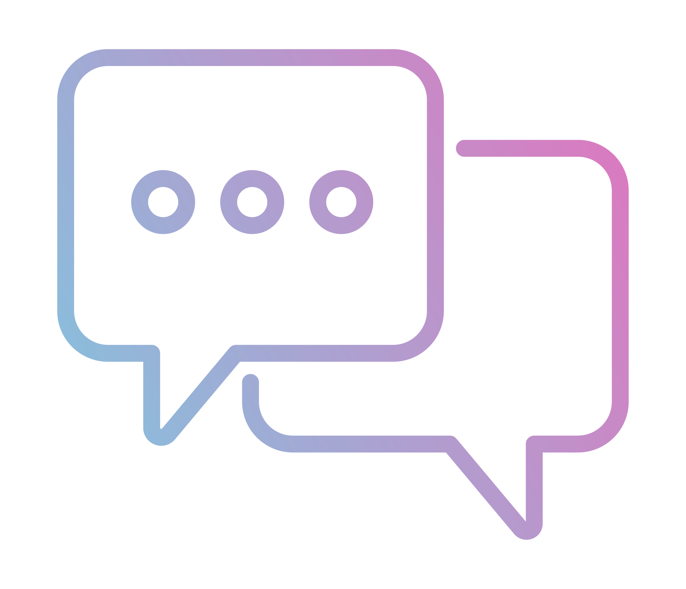 AI chatbot workflow illustration